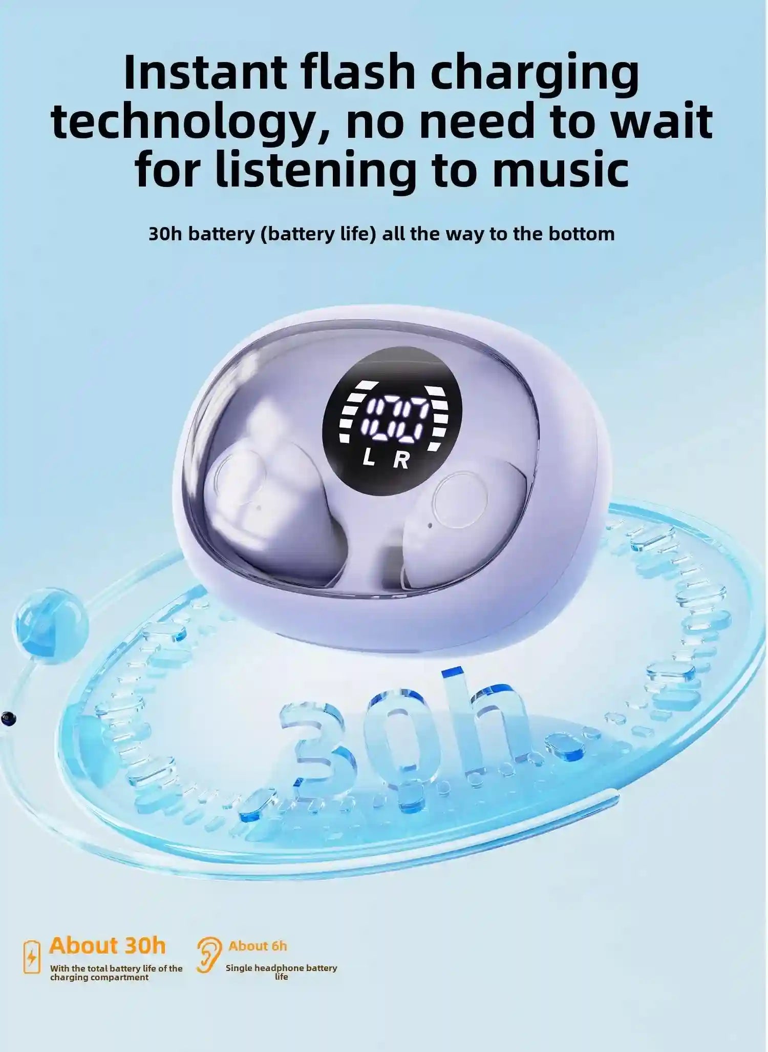 Tidesmit E27 Noise Cancelling Sleep Earbuds - Wireless Bluetooth Tidesmit