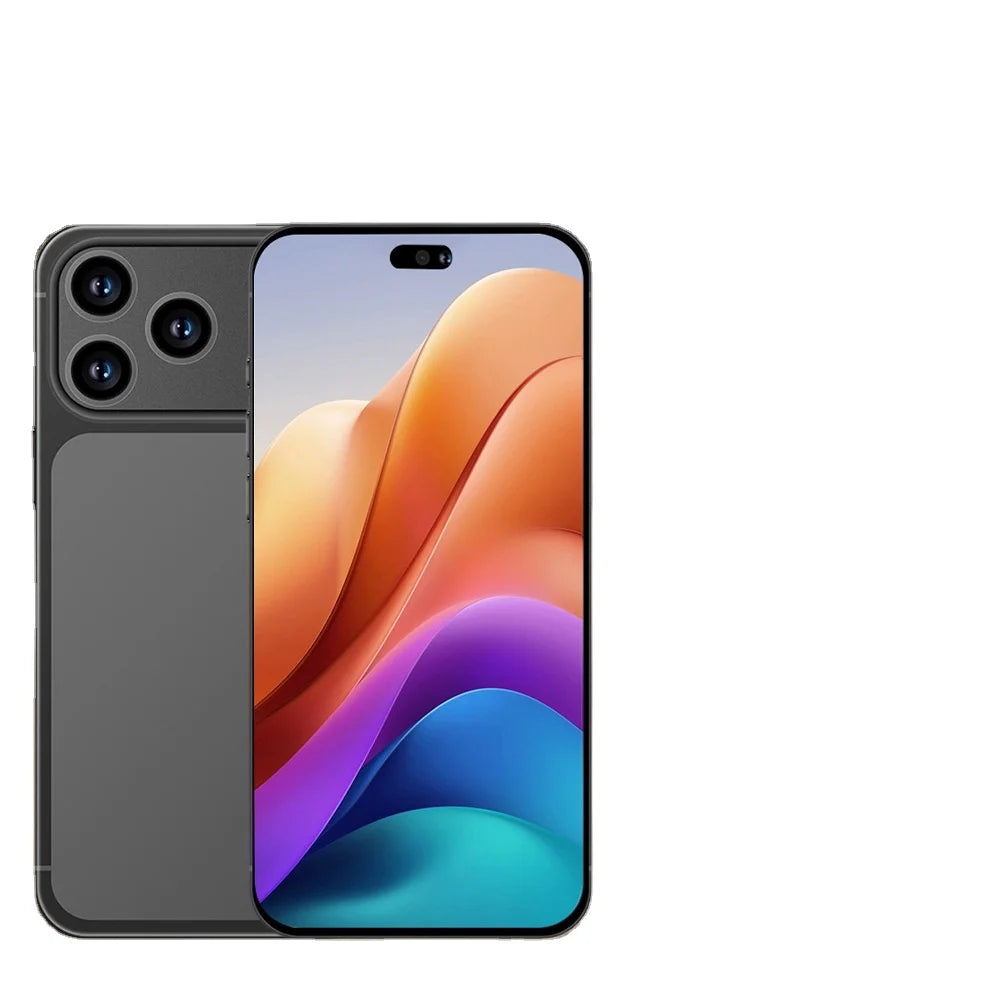 2025 Oem I17 Pro 7.3-Inch 5G LTE Smartphone Deca-Core CPU HD MP Rear Camera HD OLED Dual-SIM 8000mAh Android 15 English