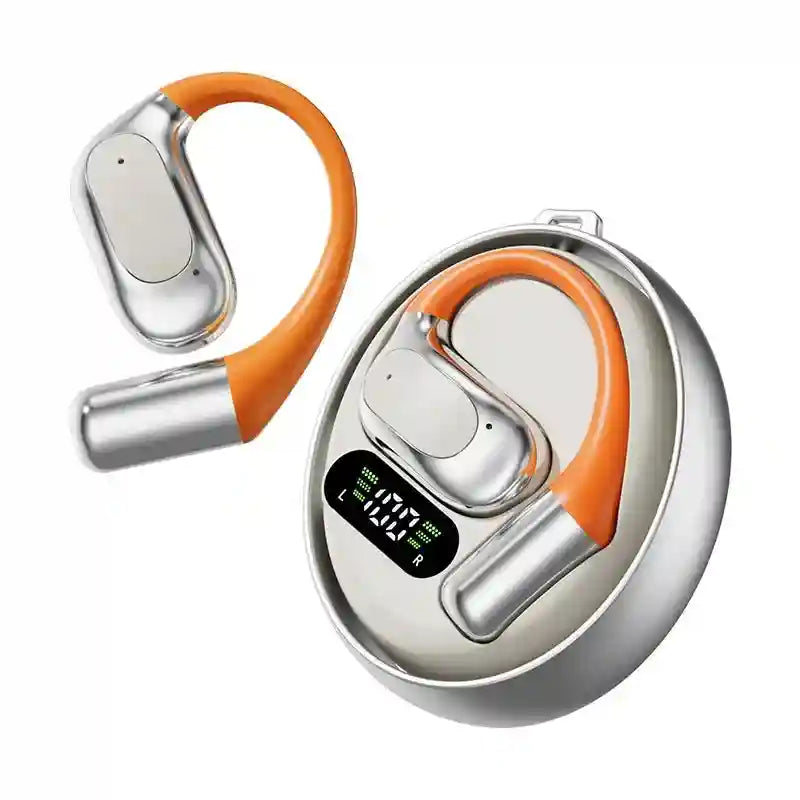 M113 Noise Cancelling Wireless Earbuds Rotating Chamber by Tidesmit M113 rotating chamber headphones [silver] Tidesmit
