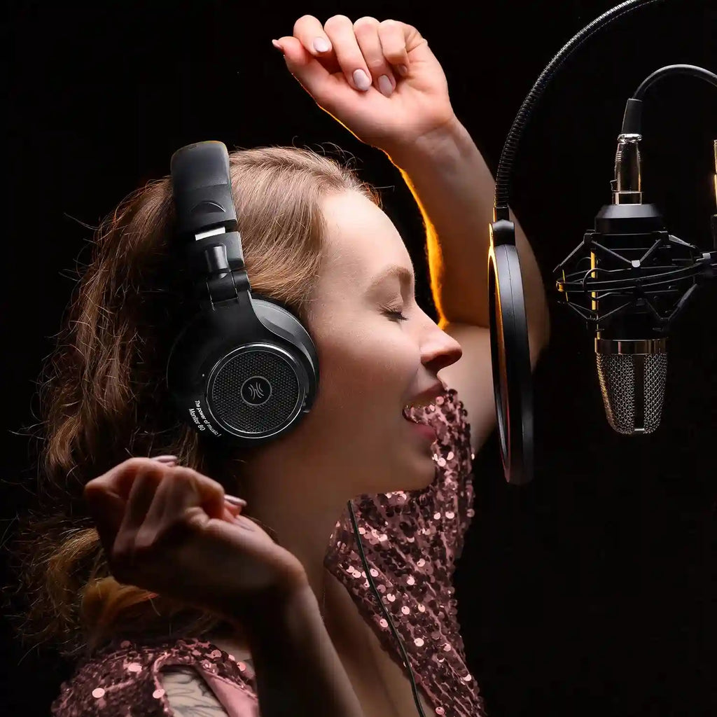 Open Back Audiophile Headphones - Wired Hi-Res Studio Monitor Tidesmit