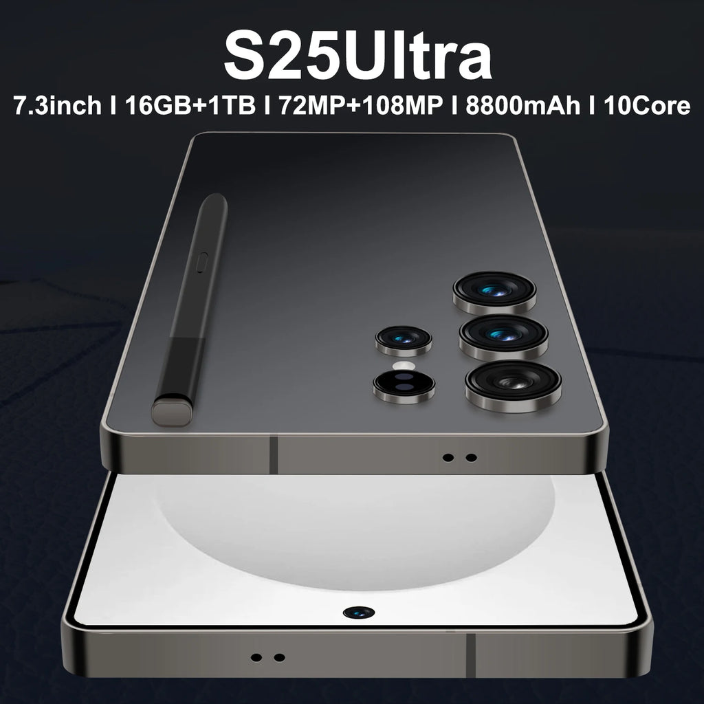 S25 5G Smartphone, 108MP Camera, 128GB Storage - Tidesmit Essential Tidesmit