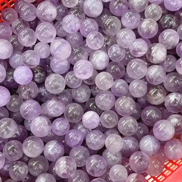 Wholesale Natural Healing Crystal Sphere Amethyst Ball Gemstone Beads Crystal Ball Crystals Healing Stones