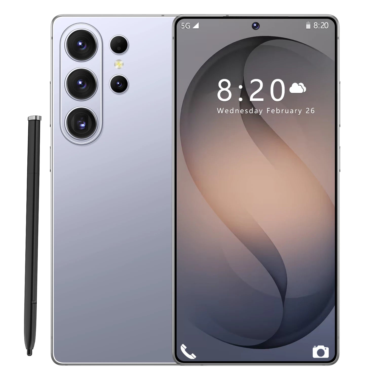 Original S26 Ultra 5G smartphone with 16GB RAM and 1TB storage, featuring HD beauty camera and dual SIM unlock.