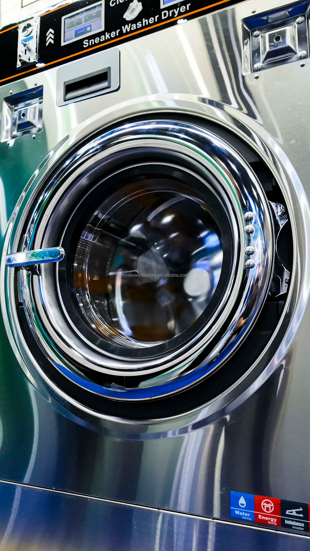 Professional Industrial Electric Fully Automatic Shoe Washer Dryer Combo Coin/Card Operated Stainless Steel Touch Screen for