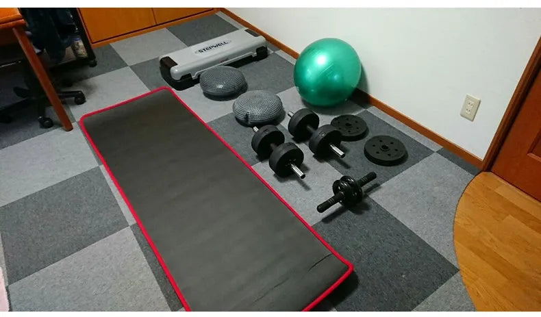 10mm Yoga Mat Extra Thick 1830*610mm NRB Non-slip Pillow Mat For Men Women Fitness Tasteless Gym Exercise Pads Pilates Yoga Mat