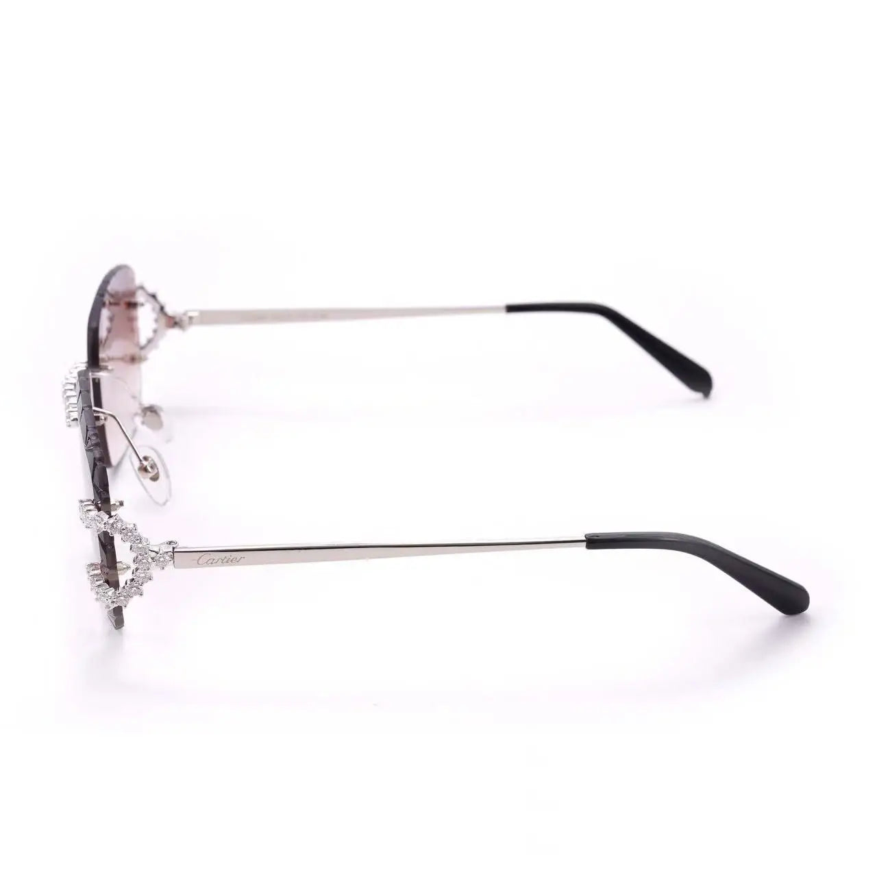 925 Silver D-Color Moissanite Diamond High-End Trendy Glasses Luxury Street Photography Punk Hiphop Fashion Men Women Sunglasses
