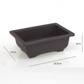 1PC 5size Plastic Flower Pot Plant Bowl Bonsai Succulent Basin Nursery Succulent Pot Home & Garden Supplies