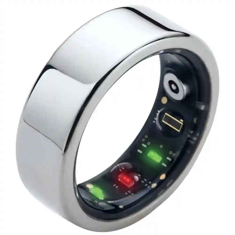 Smart Health Ring Fitness Tracker: Heart Rate & Blood Oxygen Monitor Tidesmit