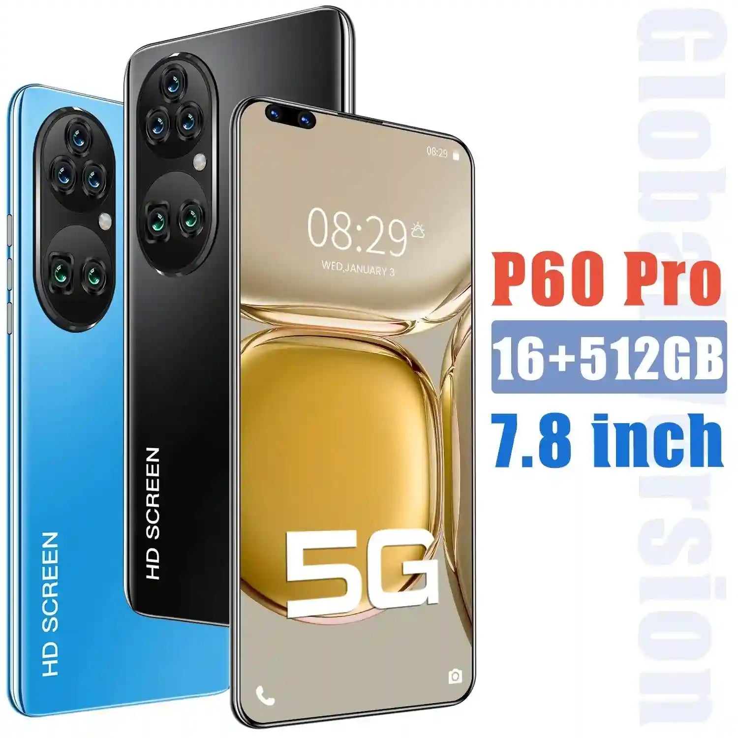 Tidesmit 5G Smartphone 512GB - 7.8 Inch AMOLED Dual SIM Mobile Tidesmit