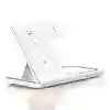 3-in-1 Foldable Wireless Charging Stand 15W Qi Certified Fast Charger Type C White Tidesmit