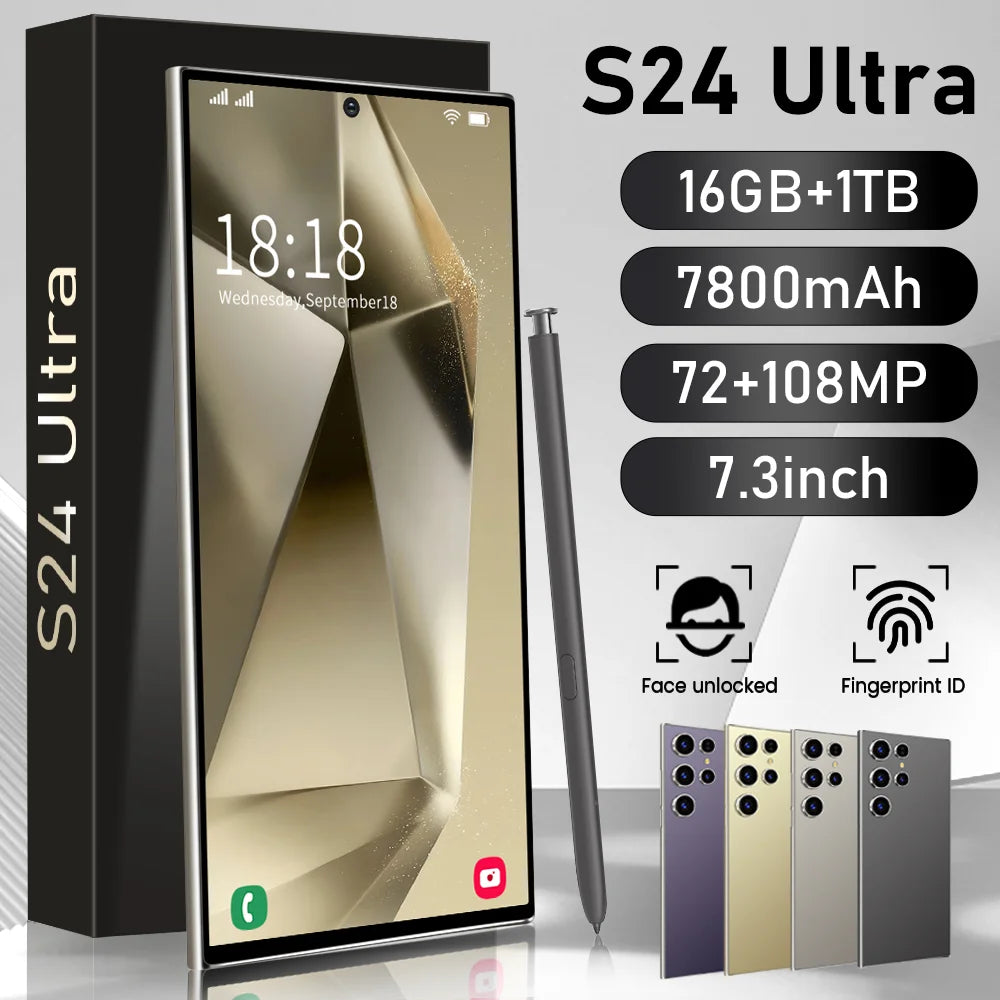 5G Smartphone 16GB RAM 1TB Storage - AMOLED Display & Dual SIM Tidesmit