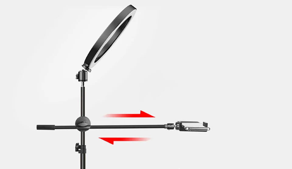 10 Inch LED Ring Light with Tripod Stand for Content Creation Tidesmit