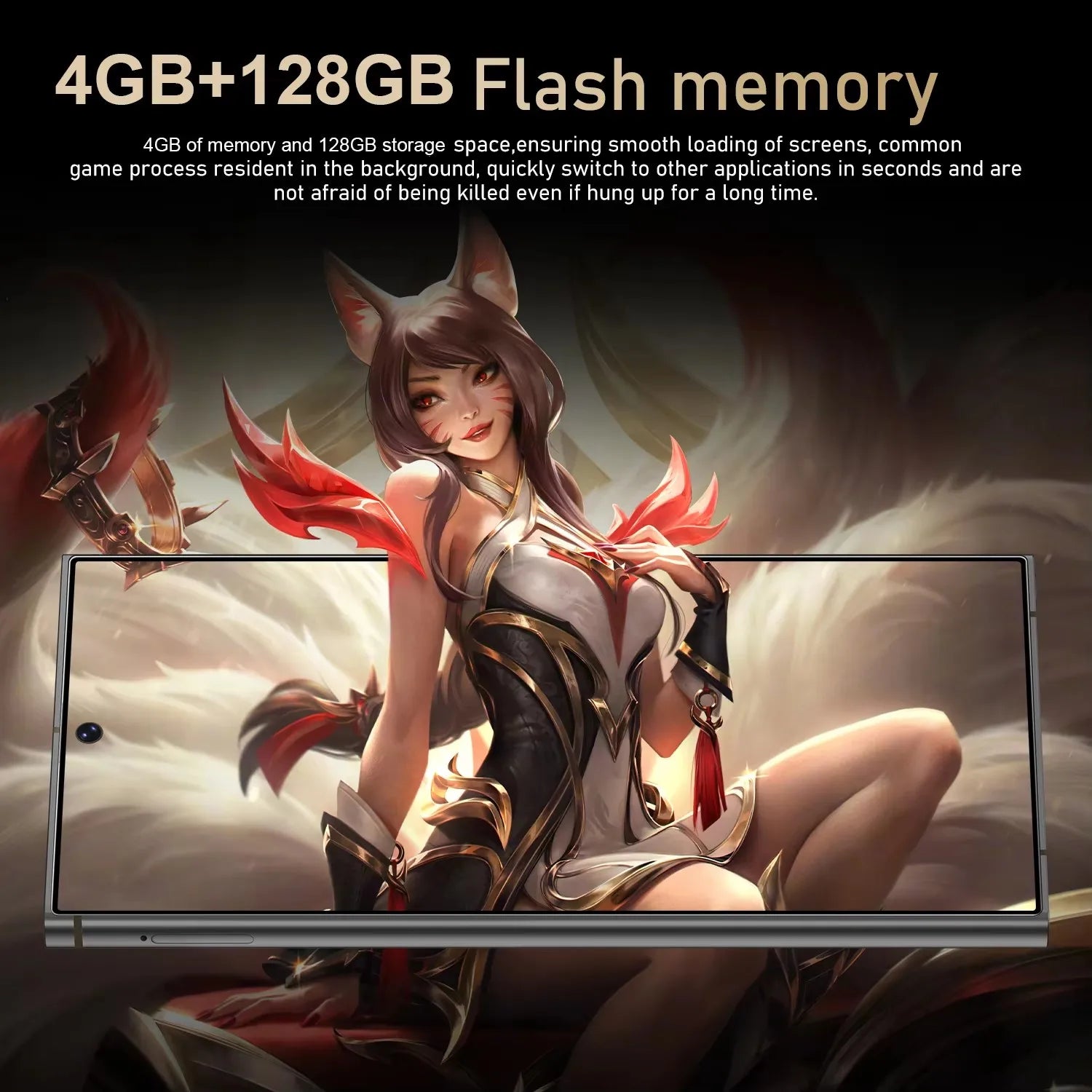 New Arrival S25U Smartphone Android 12.0 1560*720 Fast Charging LTE Mobile Phone 16MP + 24 MP 4500Mah RAM 4G+64GB 128GB ROM
