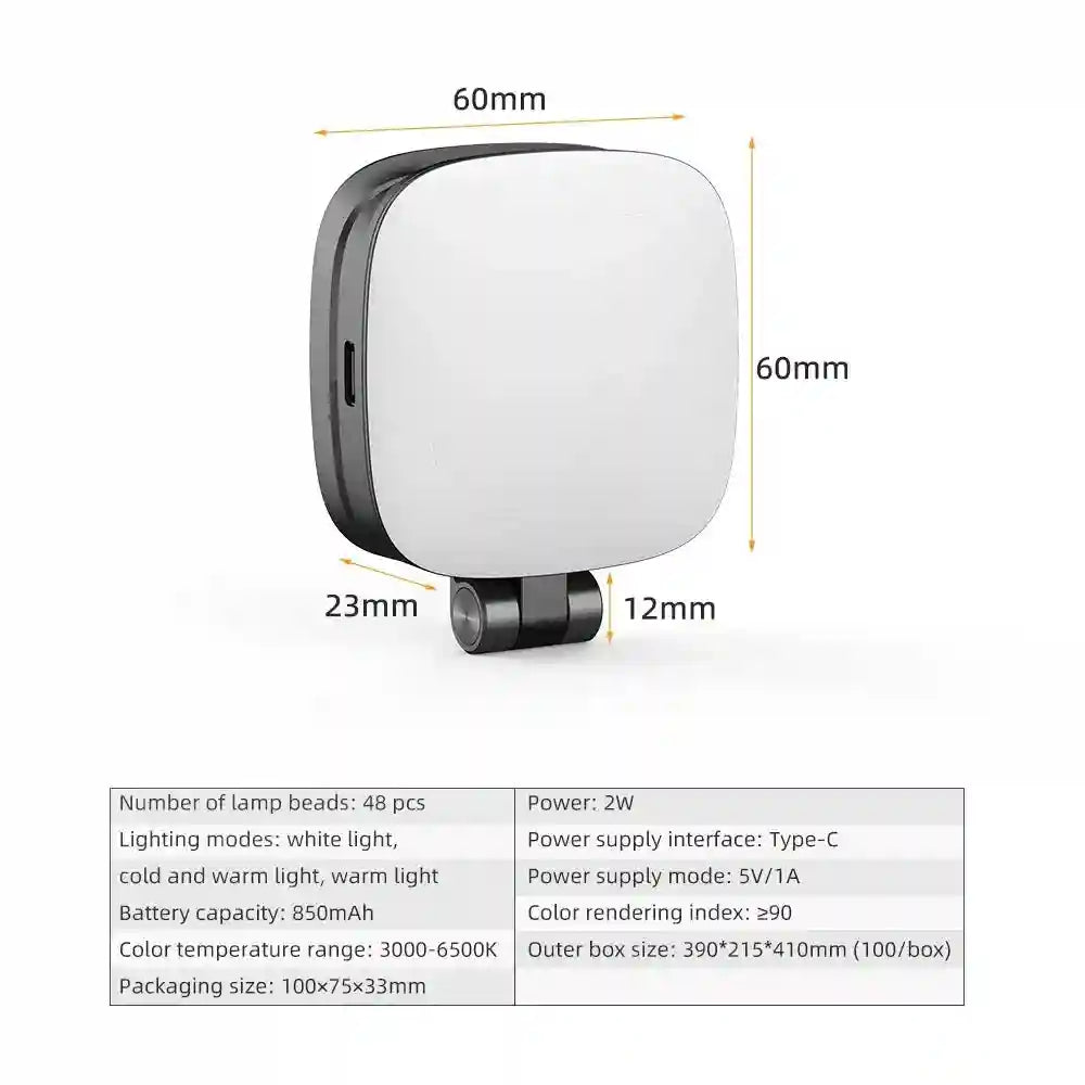 Portable Magnetic Selfie Ring Light F662 | Tidesmit LED Tidesmit
