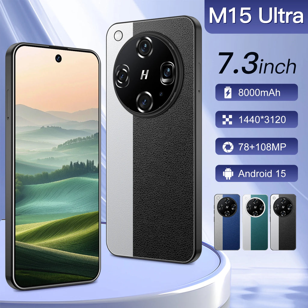 5G Android 15 Smartphone 16GB RAM 1TB 7.3 Inch Display | Tidesmit Tidesmit