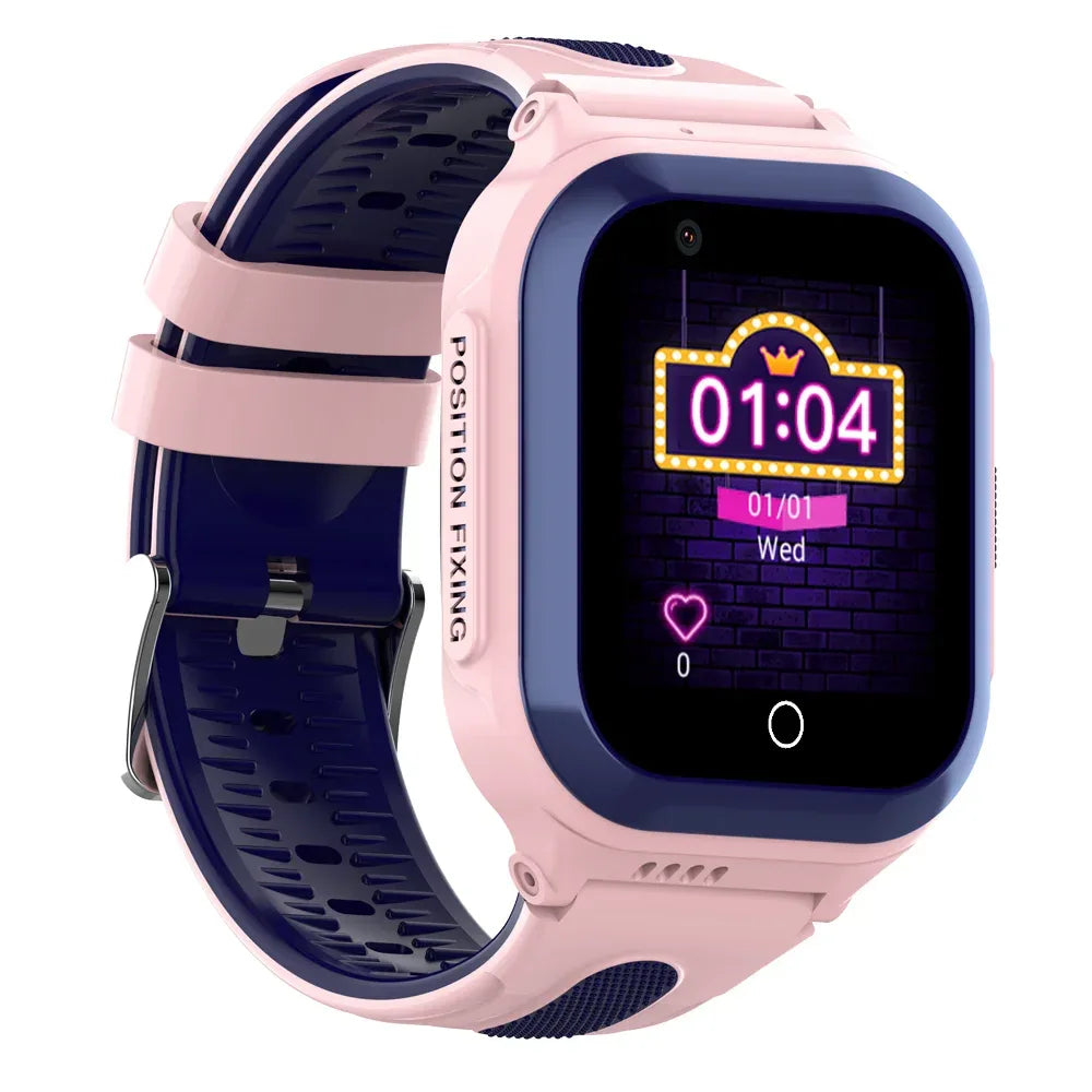 4G Kids GPS Smartwatch with Video Camera - Pink - Water Resistant My Store