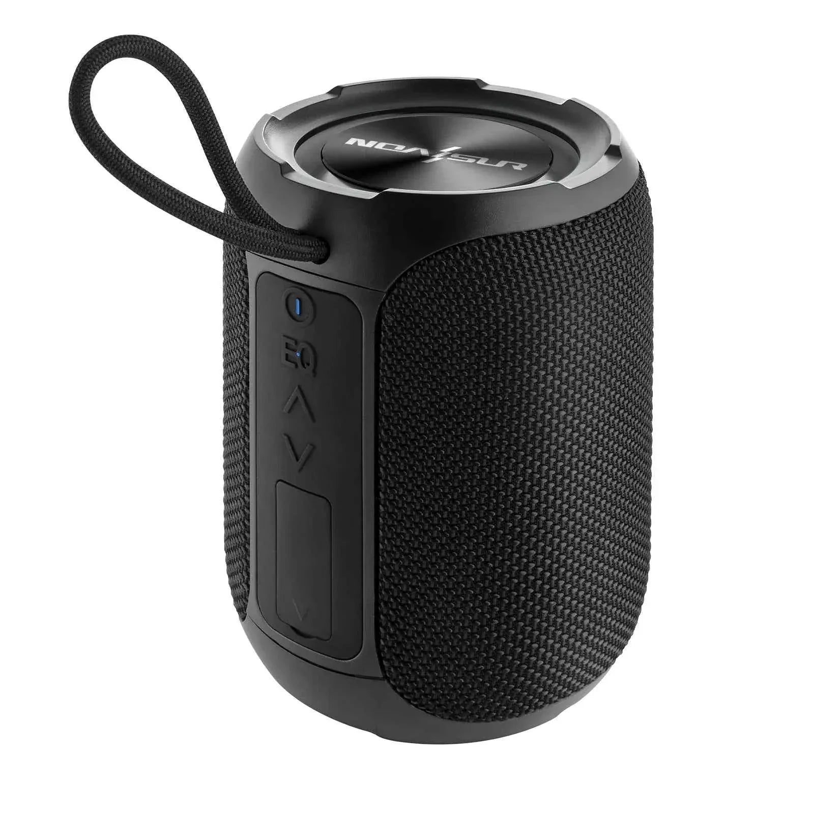 Portable Bluetooth Speaker with 360 Sound & IPX7 Waterproof Rating (Black) Black Plastic+Fabric My Store