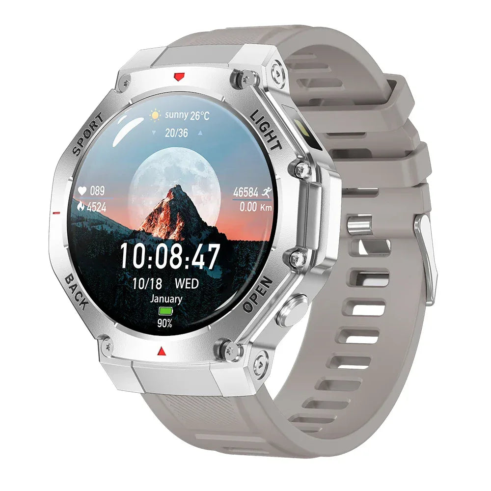 Men Outdoor Sports Smartwatch - 1.53 Inch Fitness Tracker & Heart Monitor My Store