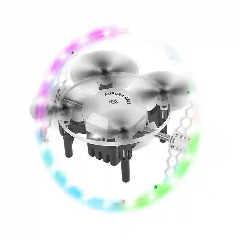 Mini Drone with RGB Lights and Protective Case | White | Tidesmit White Tidesmit
