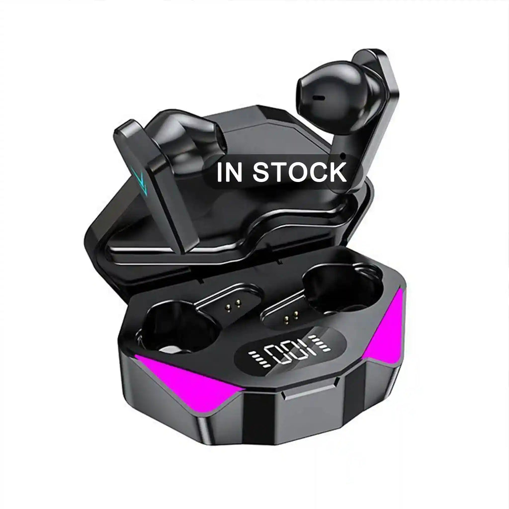 Tidesmit Wireless Earbuds - Noise Cancelling with Low Latency - Black Tidesmit