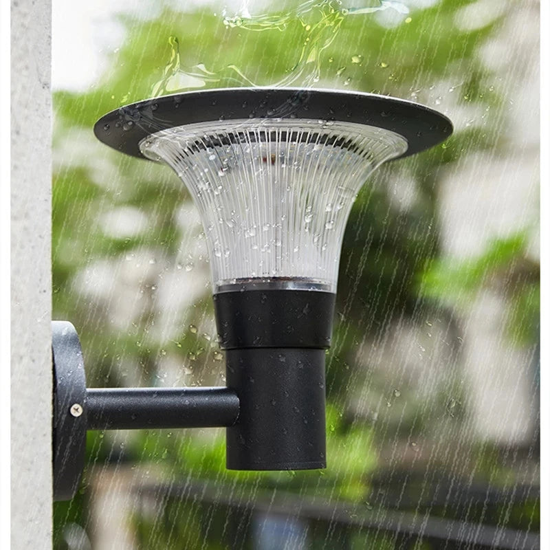 Solar Garden Decoration Outdoor LED Wall Light Street Outdoor Solar Panel Waterproof Sunlight Wall Lamps Solar Spotlights