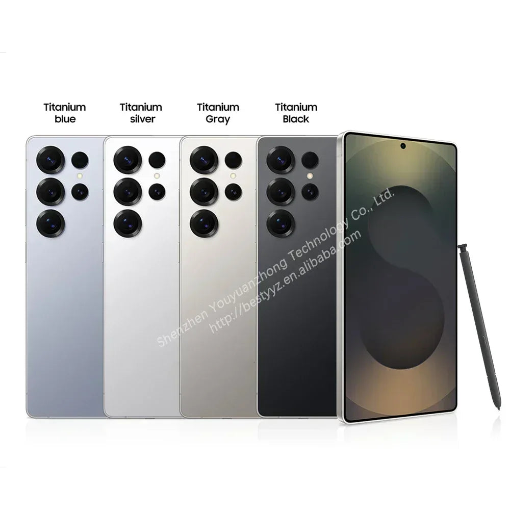 2025 Online Retailer Smart S25 Ultra 5G Phone 6.9inch 12GB+512GB S-Pen Original Android 4G 5G+WIFI Mobiles HD Screen Resolution Tidesmit