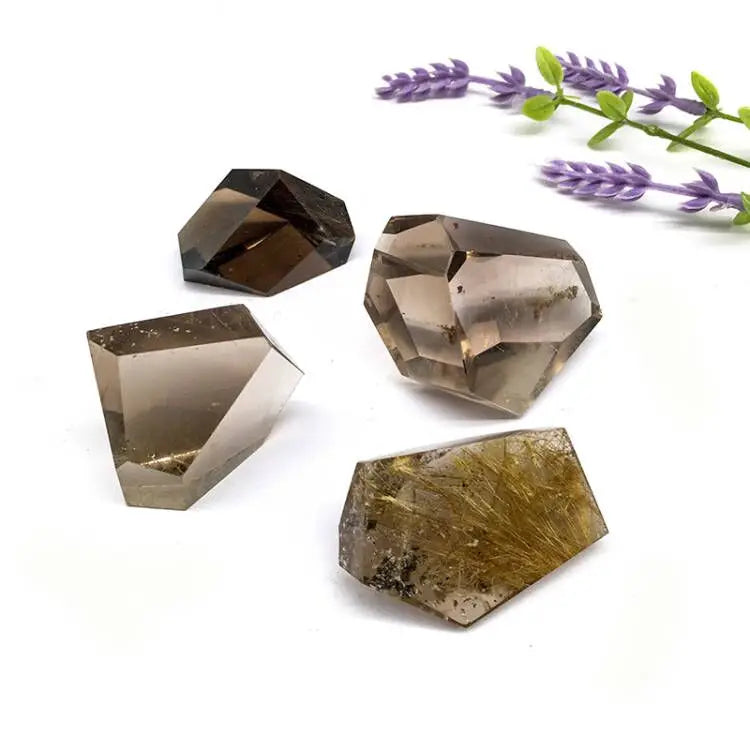 Wholesale Natural Crystal Gemstone Polished Golden Rutilated Free Shape Red Rutilated Hair Quartz Free Shape for Home Decoration
