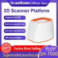 ScanHome 1/2D barcode scanner platform Desktop omni-directional all-round desktop automatic sensing Bar Code Reader SH-7000