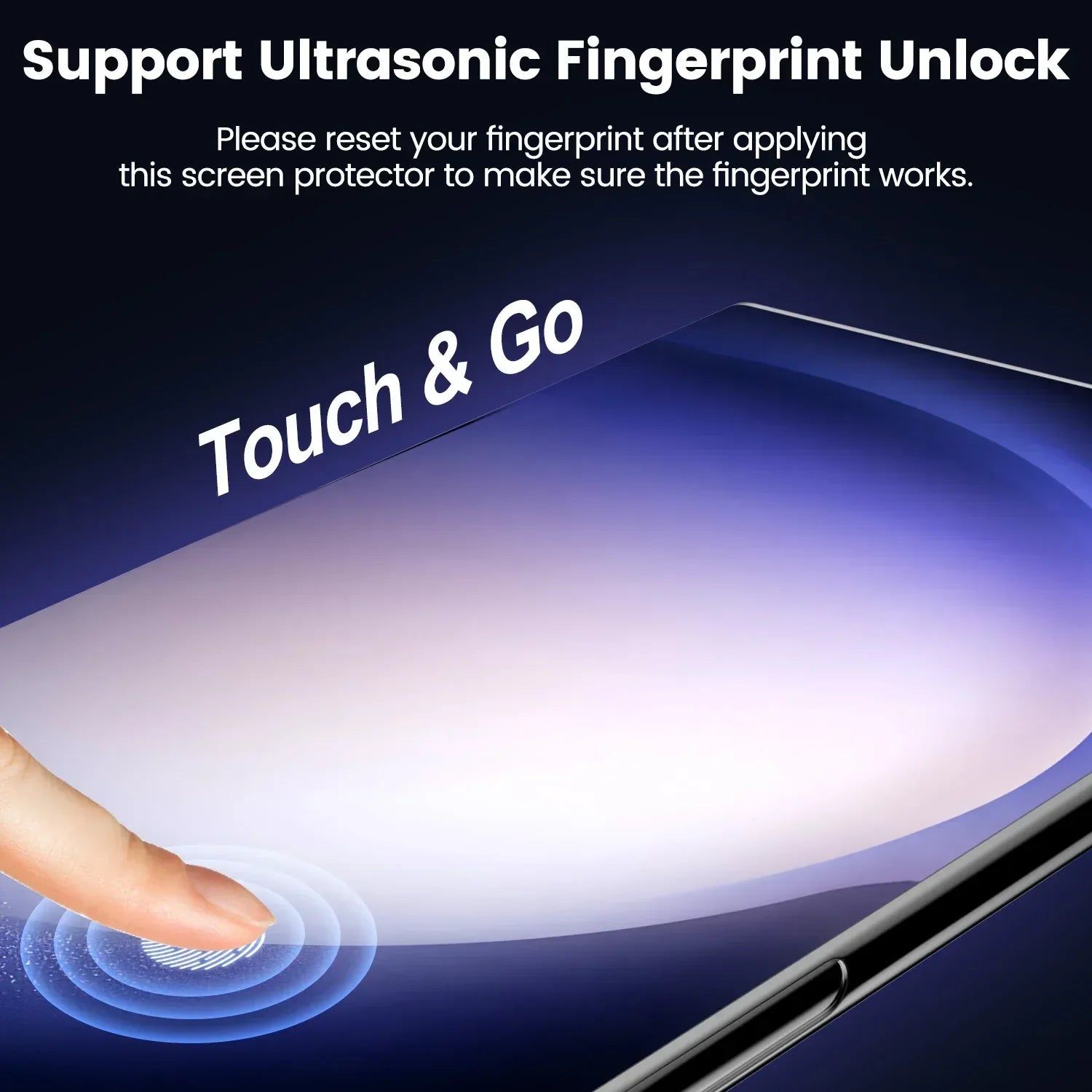 Galaxy S24 Ultra Screen Protector - 2 Pack Anti-Scratch Ceramic Shield Tidesmit