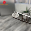 IGI GIA Certificate Oval 0.5ct 1ct 1.5ct 2ct 3ct 4ct 5ct 6ct Wholesale Lab Created Diamond HPHT CVD Lab Grown Diamond