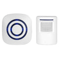 Wireless Home Security Entrance Alarm Visitor Doorbell with Plug-in Receiver and PIR Motion Sensor Warning System 38 Melodies