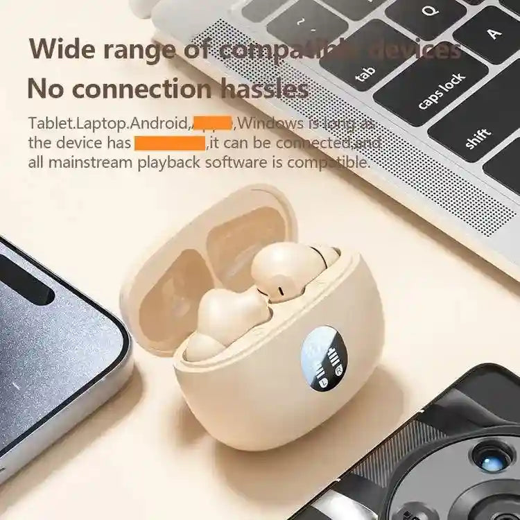 Wireless Sports Earbuds with Noise Canceling LED Display Tidesmit Tidesmit