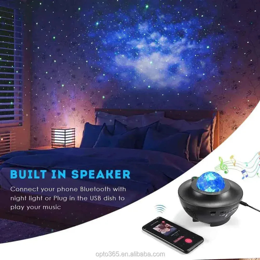 Galaxy Projector Starry Night Light | LED Aurora 3W Bluetooth Audio My Store