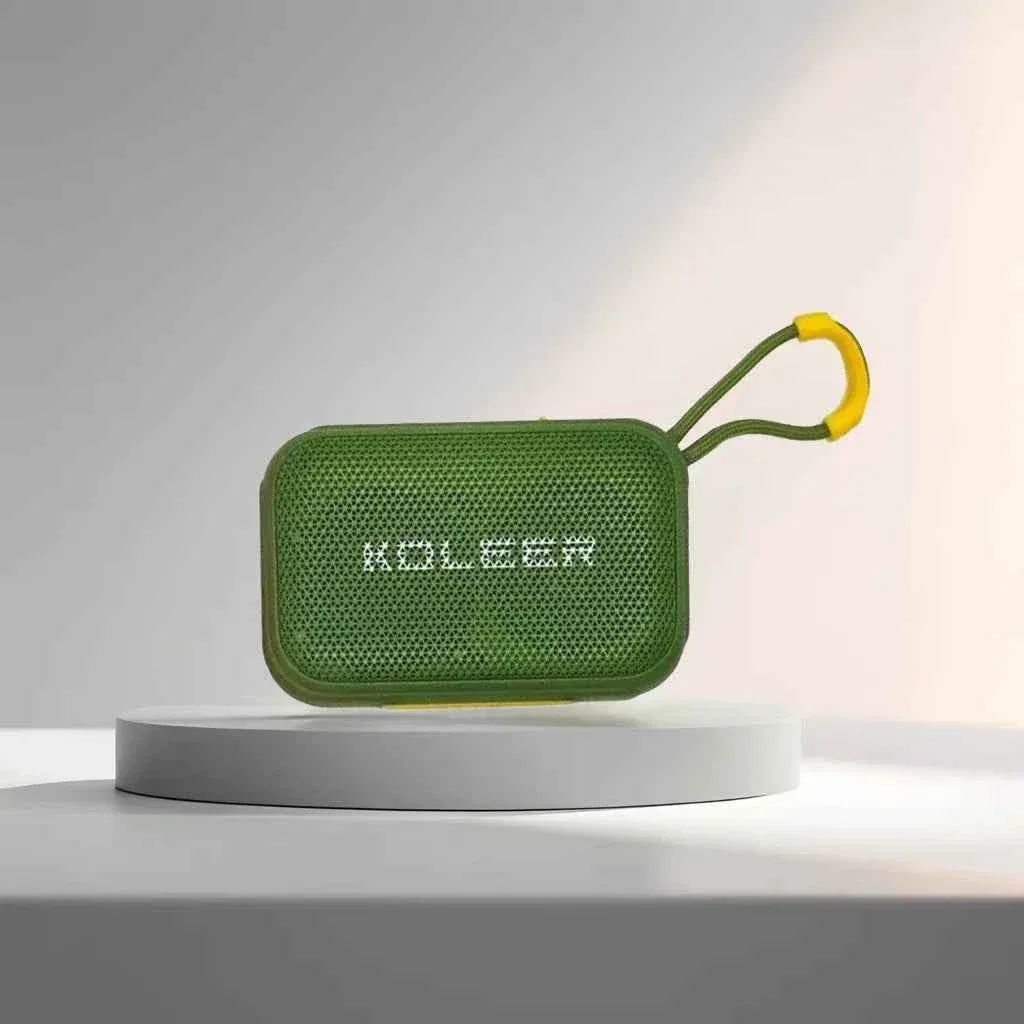 Portable Bluetooth Speaker with RGB Lights and Deep Bass - Black My Store