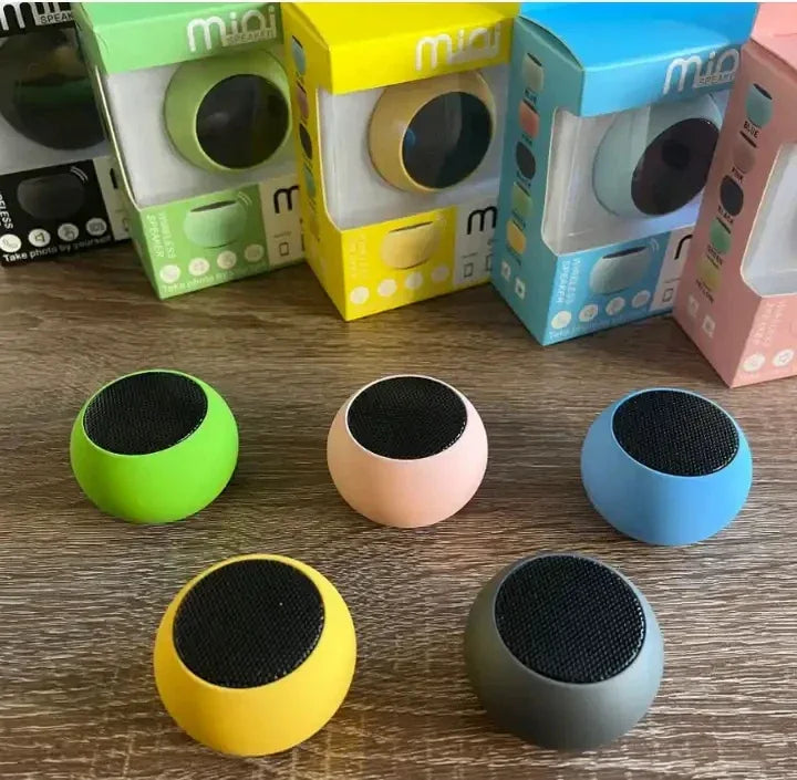 Portable Bluetooth Speaker with 360 Sound & Bass Boost - Compact Audio Mix color My Store