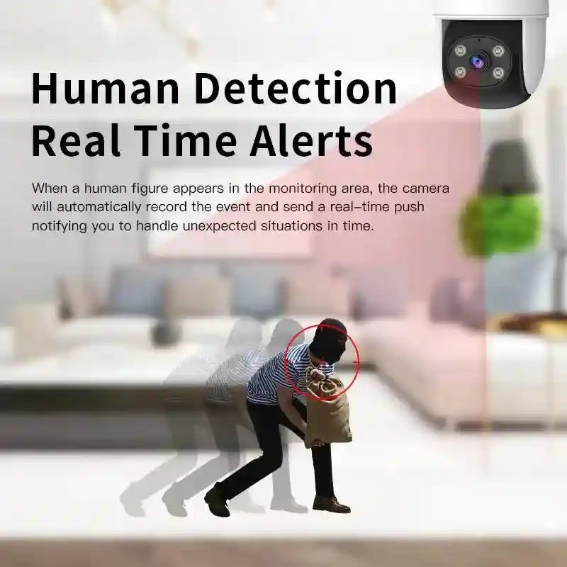 Indoor WiFi Security Camera 1080P FHD - Smart Wireless Baby Monitor Tidesmit