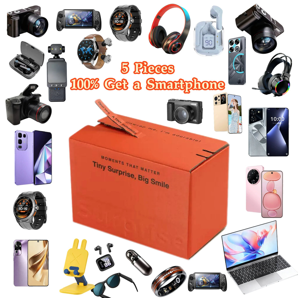 5G Smartphone Mystery Box: 16GB RAM 1TB Storage 5-Piece Set 5 Pieces 100% Get a Smartphone Color Multi 16GB Tidesmit