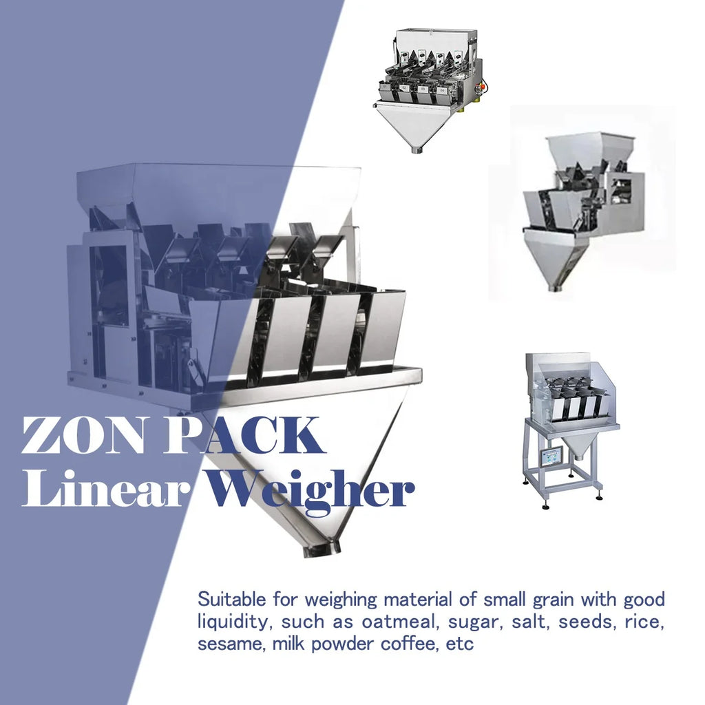 Automatic Dosing Weigher 4 Head Linear Weigher Powder Mixed Filler Weighing Machine for Packing Line