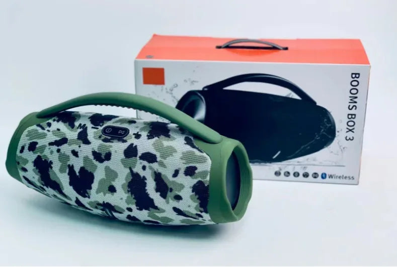 Portable Bluetooth Speaker 80W Heavy Bass - Black Waterproof Wireless Audio My Store
