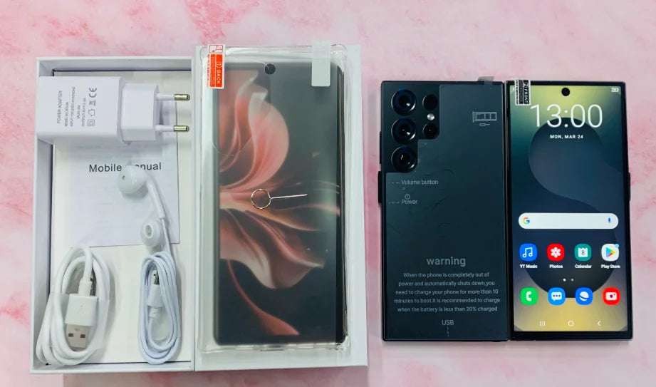S25 Ultra 5G Smartphone 22GB RAM 2TB Storage Unlocked Mobile Tidesmit