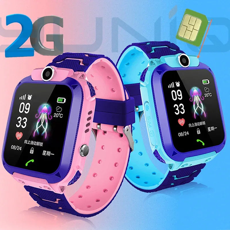 Q12 Kids GPS Smartwatch - Waterproof Fitness Tracker with SOS Call (Pink) My Store