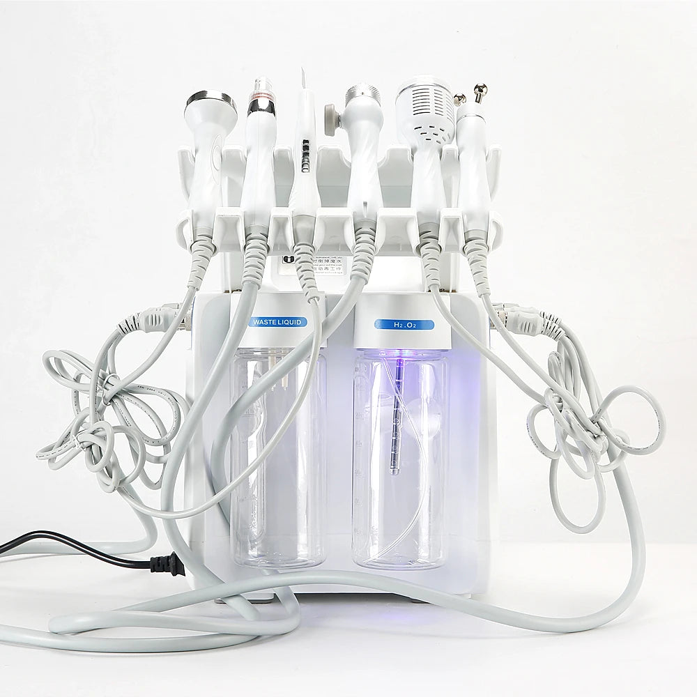 6-in-1 Hydra Facial Deep Pore Cleanser | Professional PMU Skin Prep Machine Permanent Makeup Machines Tidesmit