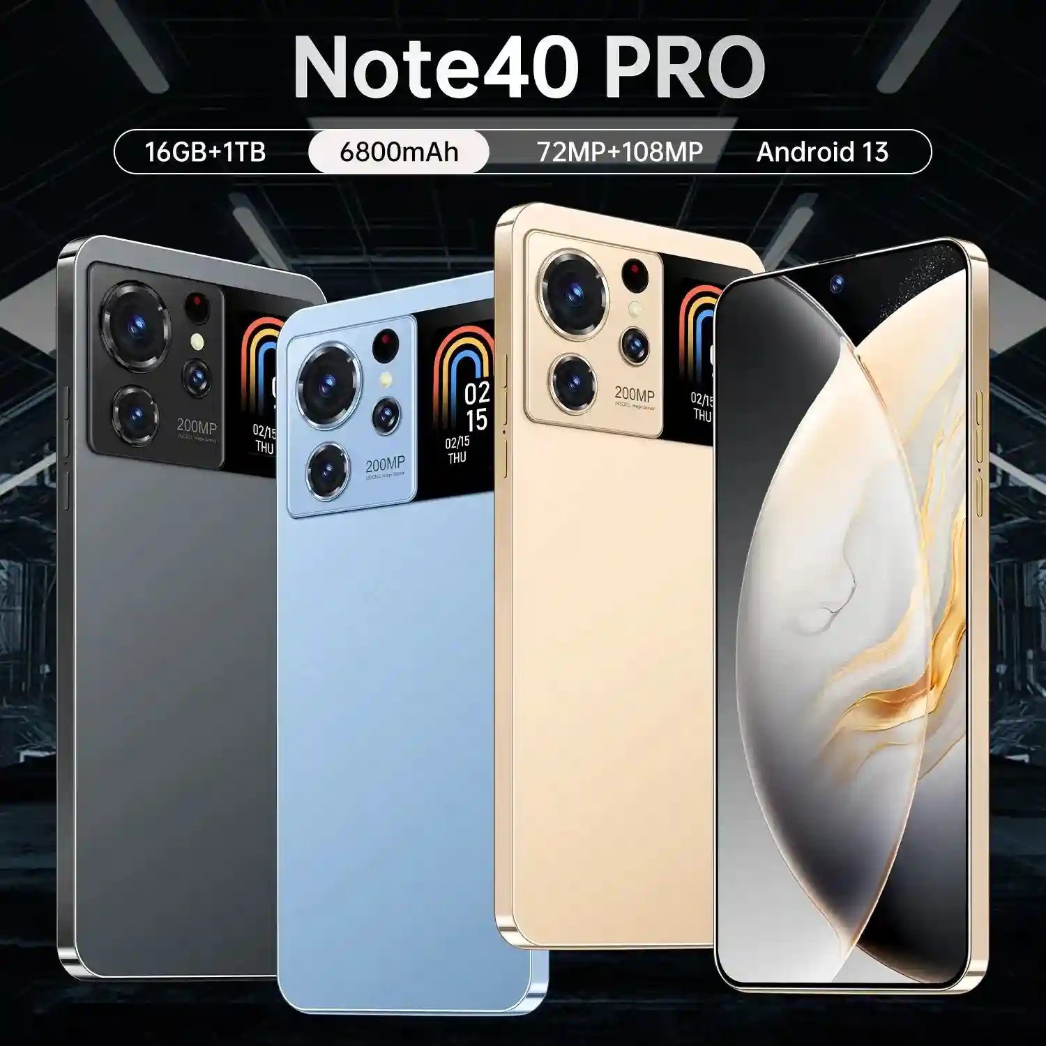 Tecno Camon 20 Pro Case with Screen Protector - Slim Military-Grade Blue Tidesmit