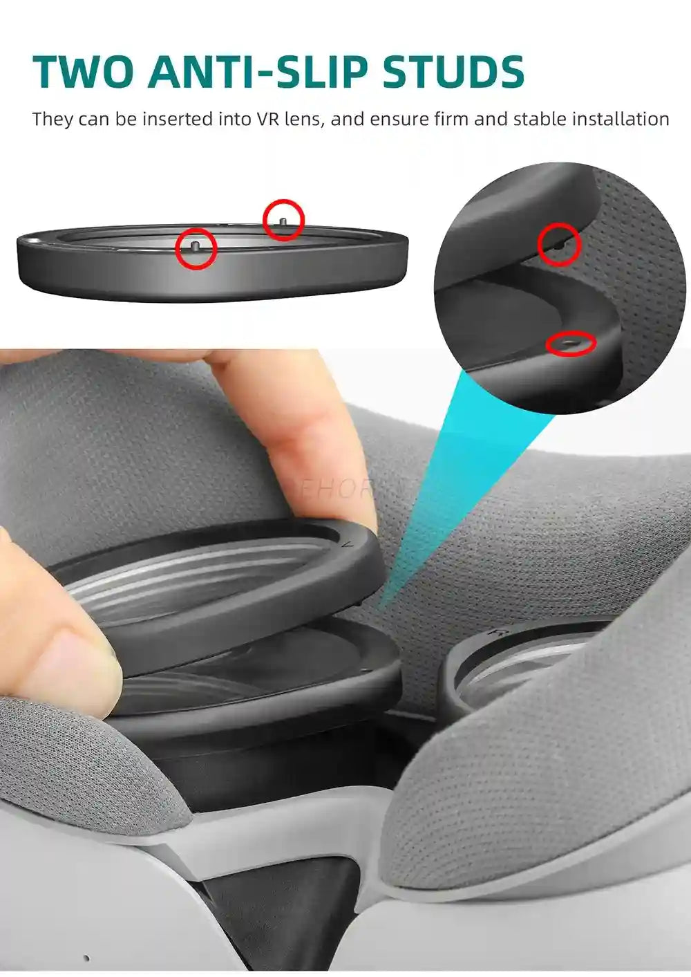 Pico 4 Magnetic Prescription Lenses | Quick Attach VR Frame Tidesmit
