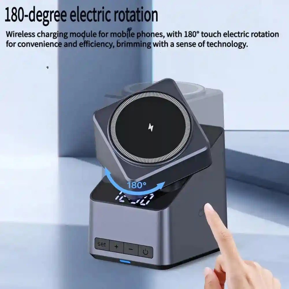 3-in-1 Wireless Charging Station - Qi Certified Multi-Device Fast Charger Tidesmit