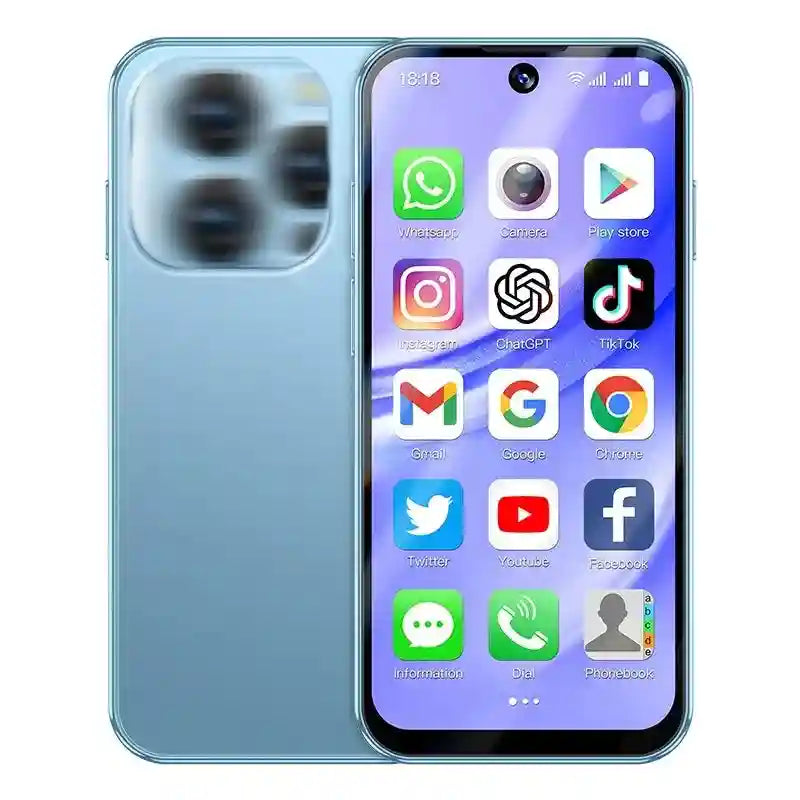 Mini Smartphone 4-Inch Android 12 64GB 4G Unlocked - Tidesmit Tidesmit