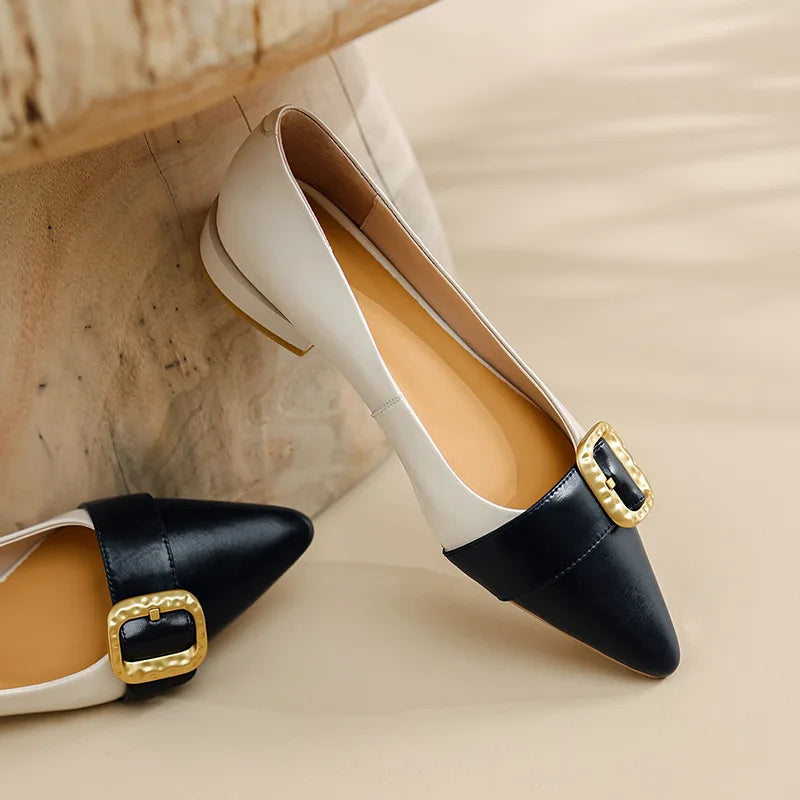 Scarp Donna Women Shoes Flats Loafers Slip-On Summer Spring Fashion Trend 2026 New Arrival Genuine Leather Soft Breathable