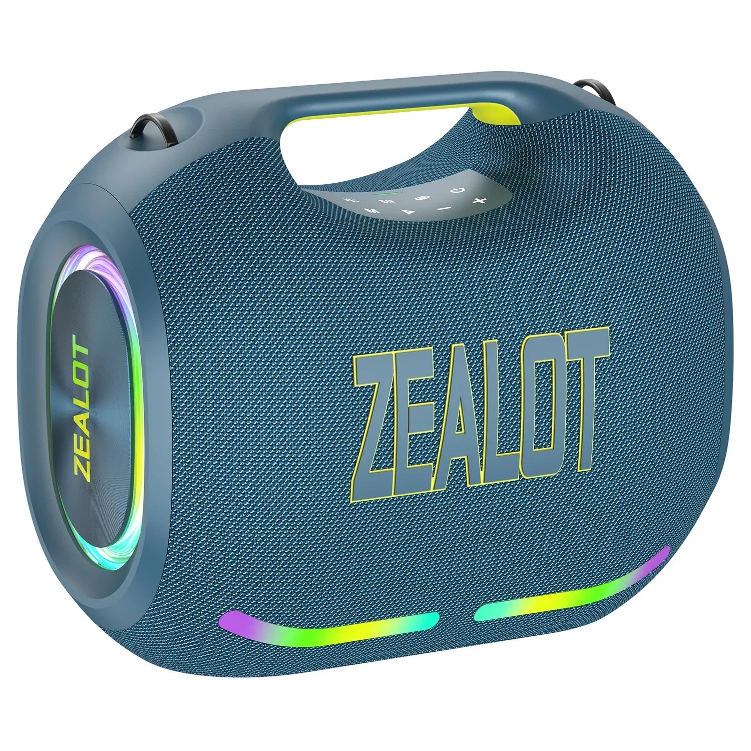 Portable Bluetooth Speaker 250W IPX7 Waterproof 360 Wireless Audio Blue My Store