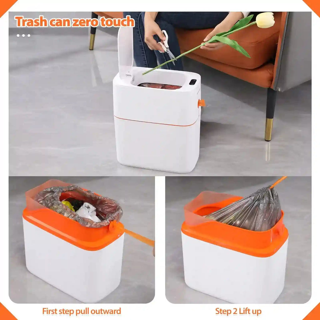 Tidesmit 12L Automatic Motion Sensor Trash Can - Waterproof Smart Bin Tidesmit
