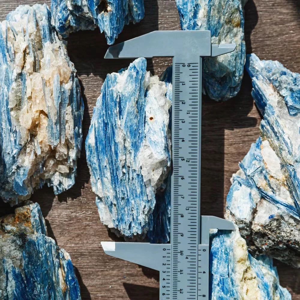 Natural Blue Kyanite Crystal Raw Stone Pork Stone Natural Specimen Rough Stone Rare for Collectible